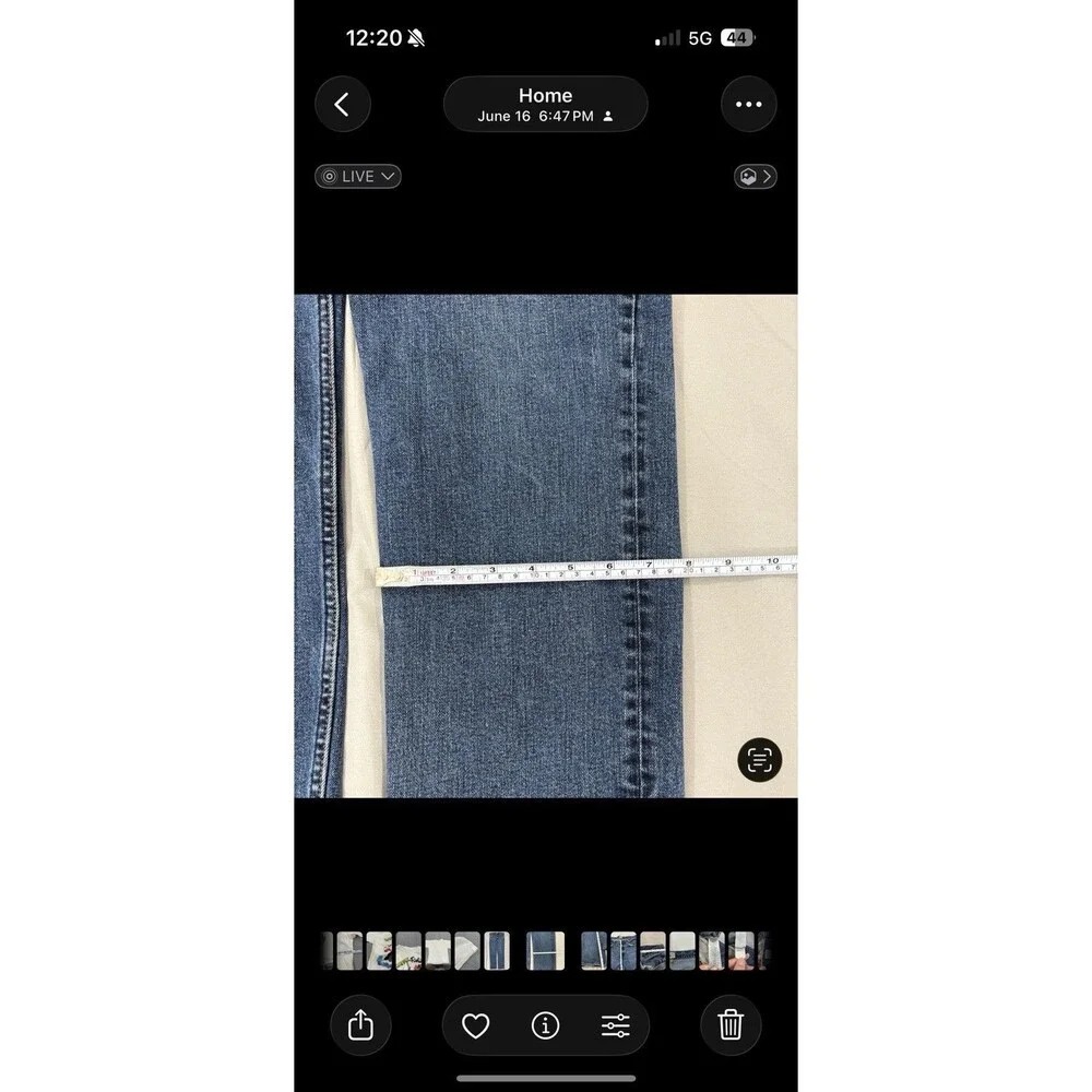 Faherty Jeans Straight Fit Mens 33x32 Feel Good Special Weave Casual Denim
